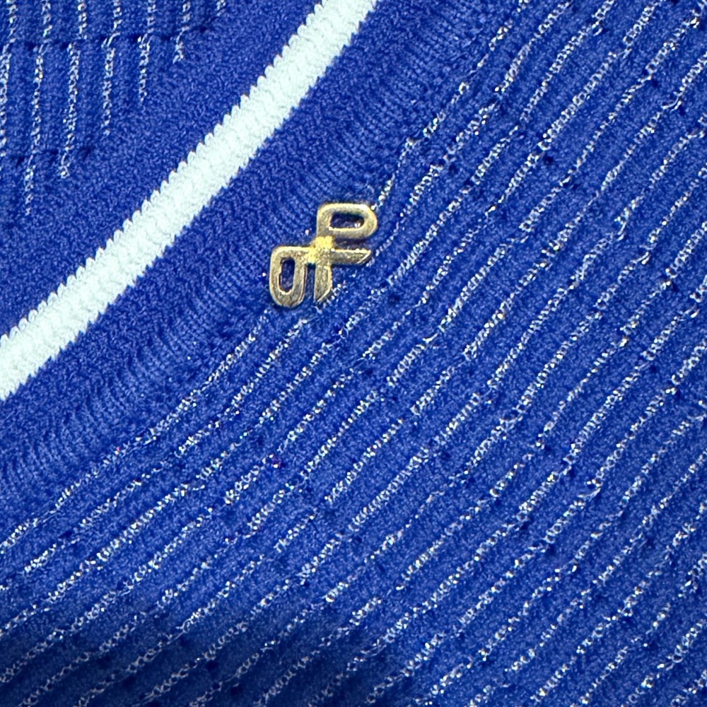 PilyQ Royal Blue Ribbed Knit Dress or Swim Coverup - Picture 4 of 4
